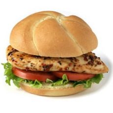 Marinated Chicken Breast Sandwich With Cheese